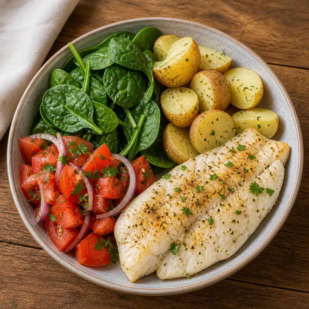 Bowl salmón y papa